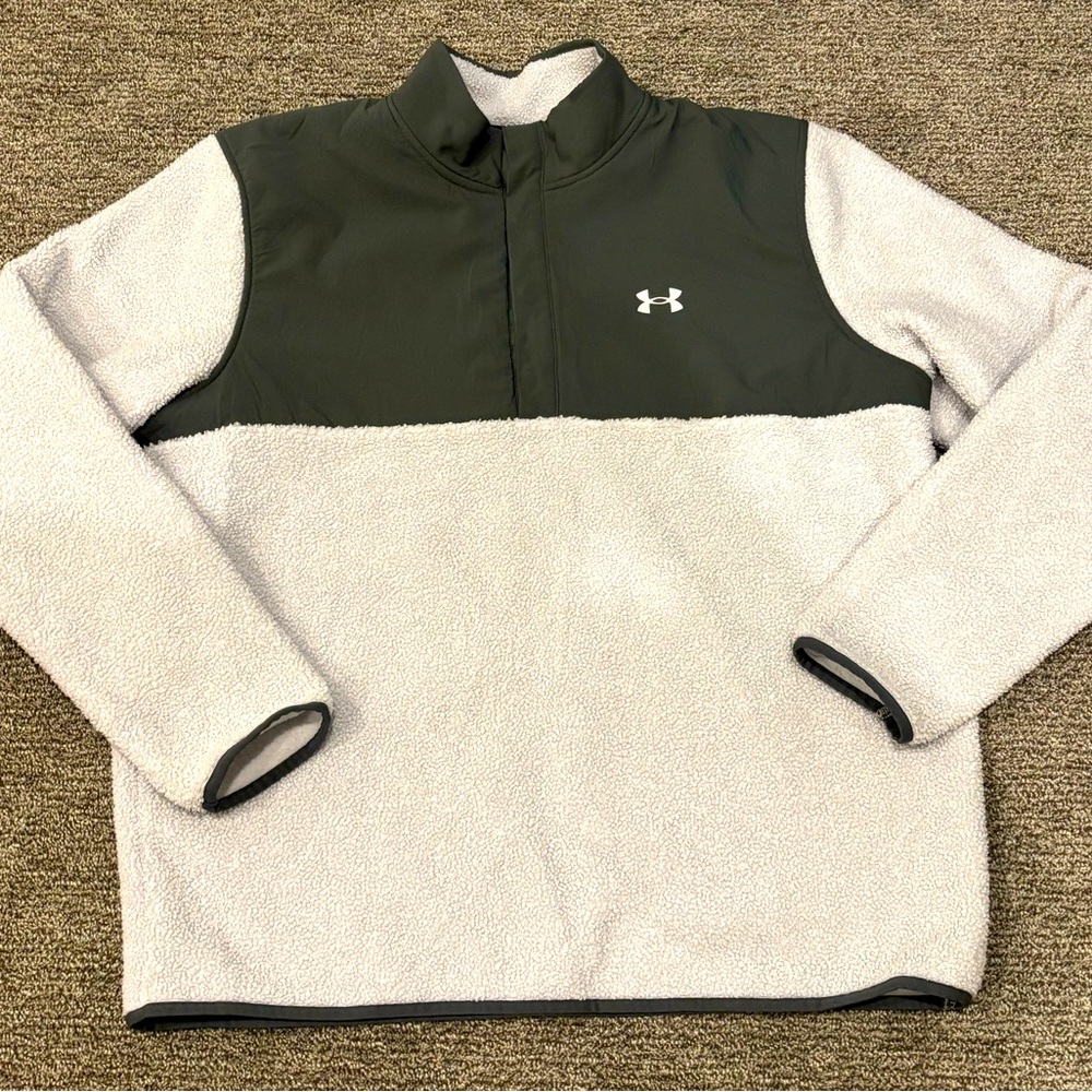 Under Armour Golf Sherpa quarter zip / snap. Size XXL.